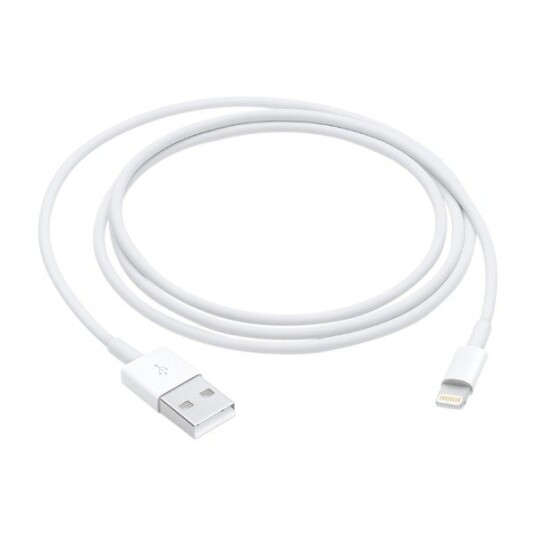 Apple USB A til Lightning kabel 1 m Hvit - Original
