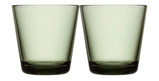 Iittala - Kartio glass 21 cl 2 stk furugrønn Iittala - Kartio glass 21 cl 2 stk furugrønn