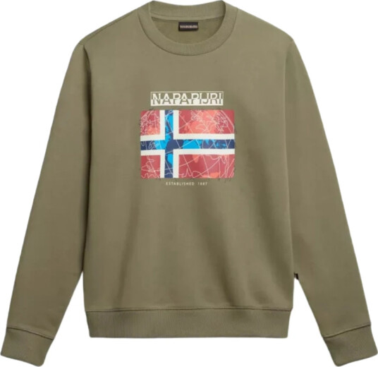 Napapijri Herre Gensere & Hettegensere Grønn 2XL,