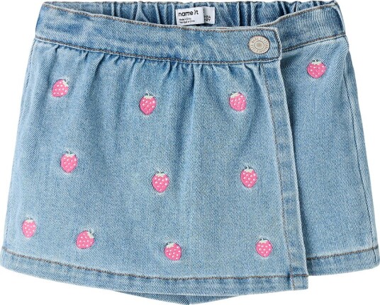 Name It Nmfdiana Skort med Denim Design for Småbarn - Lys Blå 104 Name It Nmfdiana Skort med Denim Design for Småbarn - Lys Blå 104