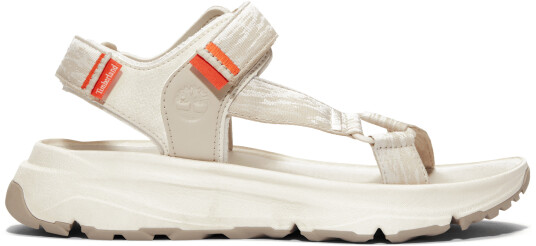 Timberland Women"s Motion Dune Backstrap Sandal White Webbing 36