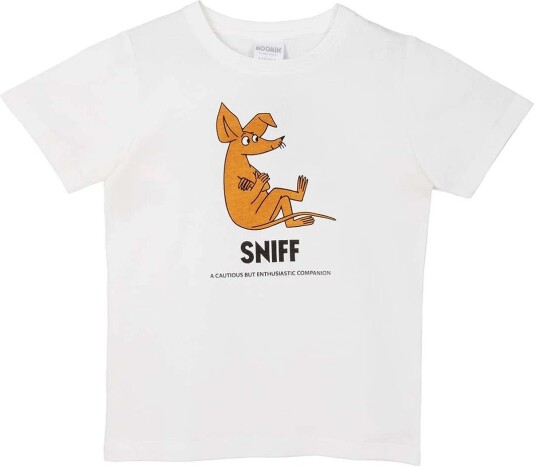 Moomin by Martinex Karakter Sniff T-skjorte Hvit 110-116