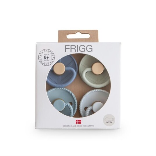 FRIGG Round Latex Str. 2   Skyline Serenity   4 stk.