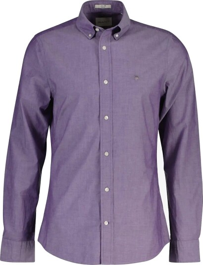 Gant Slim Classic Poplin Shirt PANSY Purple L