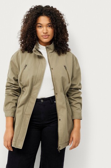 Ellos Plus Collection Parka Molly Grønn