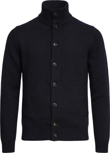 Zanone, Herre, Strikkevarer, Blå, 3XL,