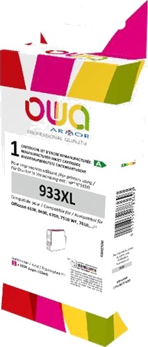 OWA HP 933XL magenta kompatibel blekkpatron 12 ml K20427OW