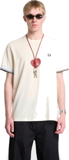 Fred Perry Twin Tipped Cuff Tee Cream XL Fred Perry Twin Tipped Cuff Tee Cream XL