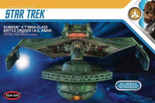 Polar Lights 1/350 Star Trek Klingon K´T´Inga-Class Battle Cruiser I.K.S Amar - The Motion Picture