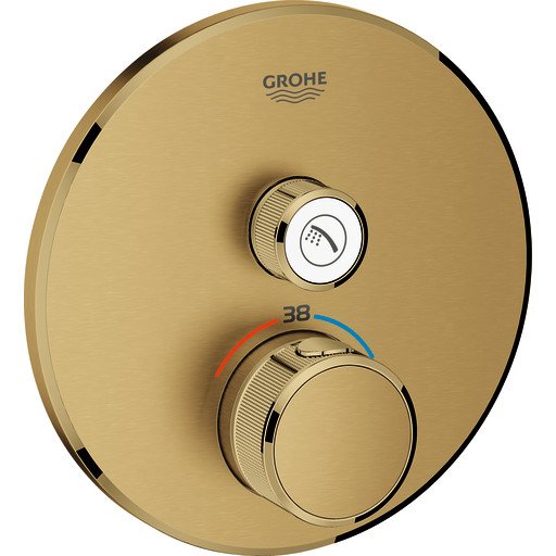 Grohe Grohtherm SmartControl termostat Brushed Cool Sunrise Grohe Grohtherm SmartControl termostat Brushed Cool Sunrise