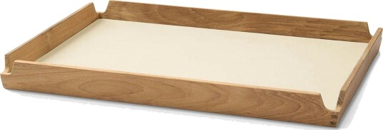 Airy Teak Tray Brett Medium, Vanilje