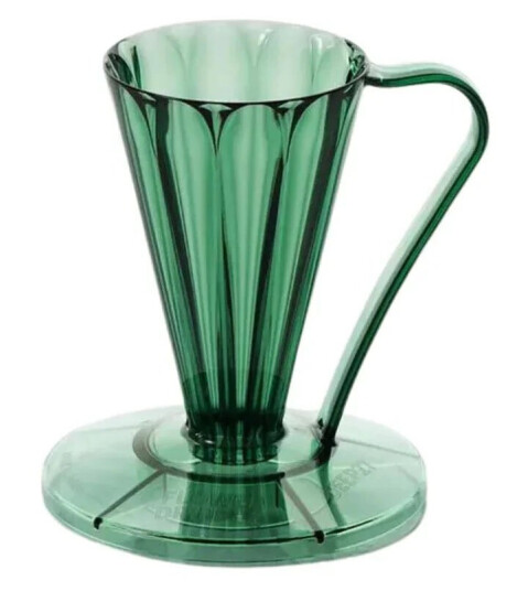 Cafec Flower Dripper Deep 27 Clear Dark Green Cafec Flower Dripper Deep 27 Clear Dark Green