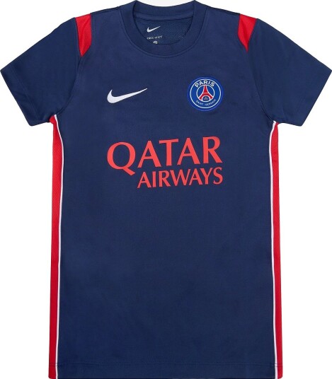 Nike Psg Y Nk Df Acdpr Ss Top K Esn - MIDNIGHT NAVY/UNIVERSITY RED/W - 122-128