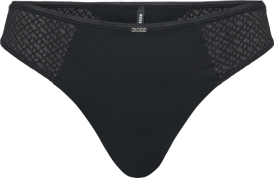 BOSS Thong_B Lace Black L