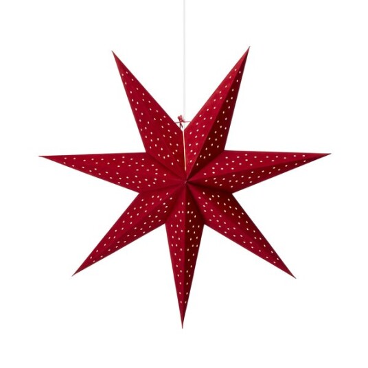 Markslöjd Adventstjerne clara 75 rød