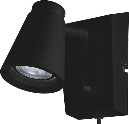 Zoom Square Sort 2700K 6W med Dimmer