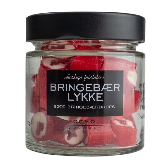 Cemo - Herlige Fristelser bringebærdrops bringebærlykke
