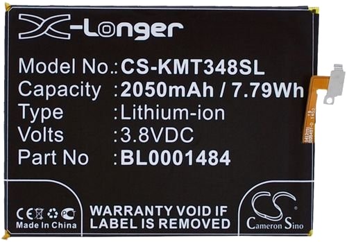 Batteri til Kazam Tornado 348 etc