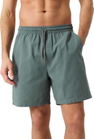 Bjørn Borg Borg Seersucker Resort Shorts Herre Gn/Balsam Green M