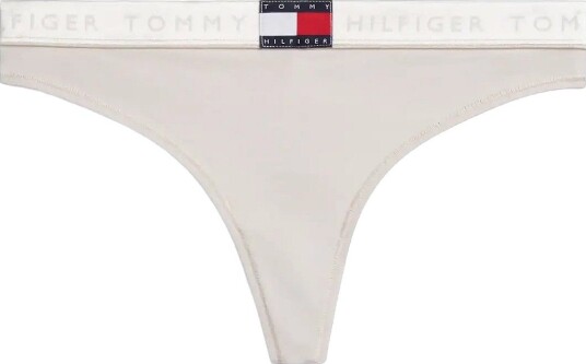 Tommy Hilfiger Shine Wb Thong (Ext.sizes) CASHMERE CREME S Tommy Hilfiger Shine Wb Thong (Ext.sizes) CASHMERE CREME S