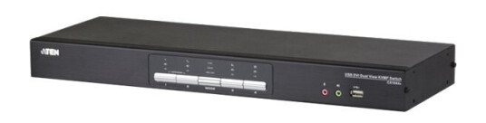 Aten Usb Dvi Dual View Kvmp Switch Cs1644a - Kvm / Lyd / Usb-Svitsj - 4 X Kvm/Lyd/Usb - 1 Lokalbruker - Stasjonær