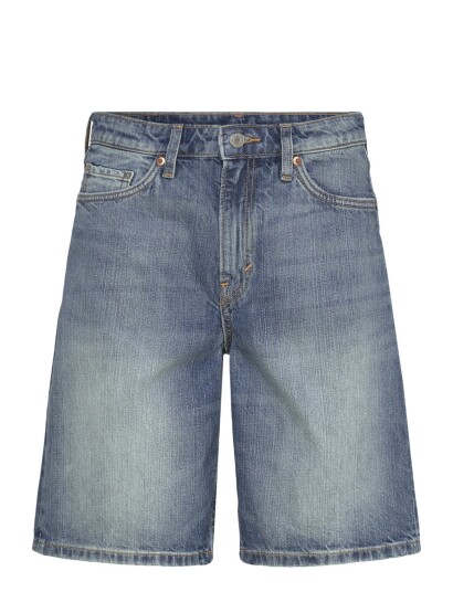 Weekday Monterey Low Rise Denim Shorts Blue 31