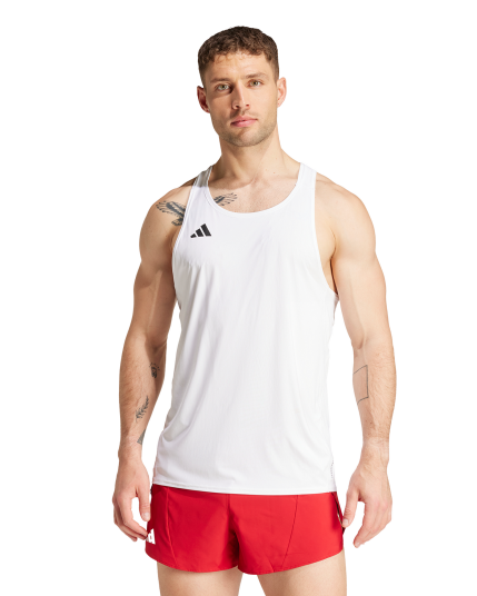 Adizero E Singlet M White M