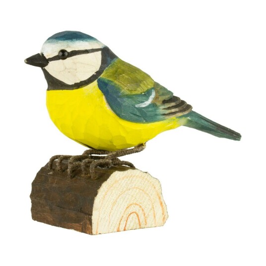 Wildlife Garden DecoBirds Håndskåret Fugl Blåmeis