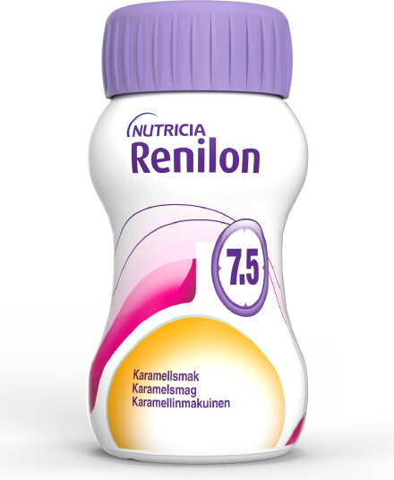 Renilon 7.5 næringsdrikk karamell 4x125 ml