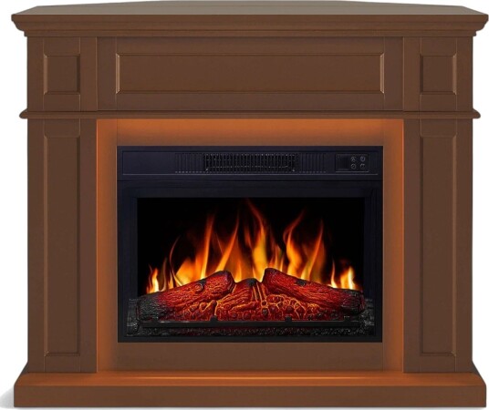 Artiflame Linz 2-I-1 Elektrisk Peis - Brun (ELP-40-167-AF23S)