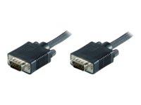 MicroConnect VGA-kabel - HD-15 (VGA) (hann) til HD-15 (VGA) (hann) - 2 m - svart