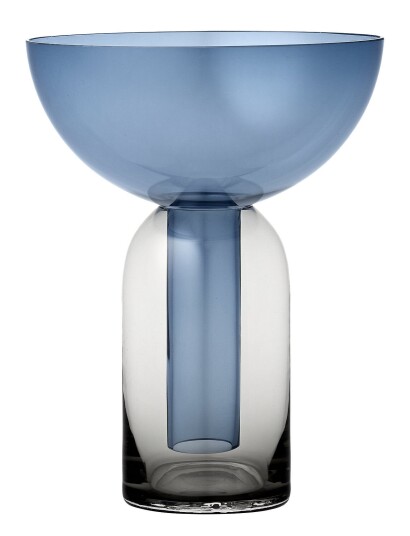 Aytm Torus Vase Black BLACK/NAVY H19.5CM