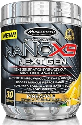 MuscleTech naNOx9 Nextgen 151g - Pineapple