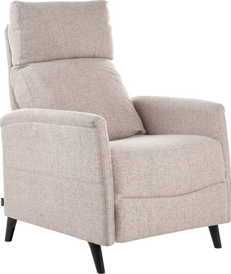 Reclinerstol Selvik Beige/svart Beige/svart