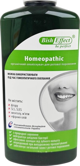 Bish Effect Homeopathic Munnvann Skånsom munnpleie med magnesium og planteekstrakter (500 ml.)
