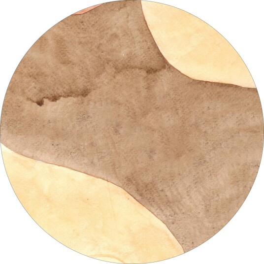 Rundt teppe Nisa brun/beige Størrelse: Ø 180 cm Rundt teppe Nisa brun/beige Størrelse: Ø 180 cm