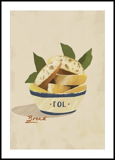 Bread Bowl Delight Plakat / 70x100cm