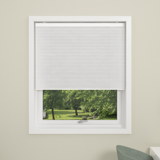 DEBEL PLISSÉ TOUCH LYSDEMPENDE 80X160, HVIT DEBEL PLISSÉ TOUCH LYSDEMPENDE 80X160, HVIT