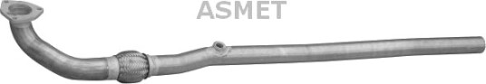 Eksosrør ASMET 05.121 Eksosrør ASMET 05.121