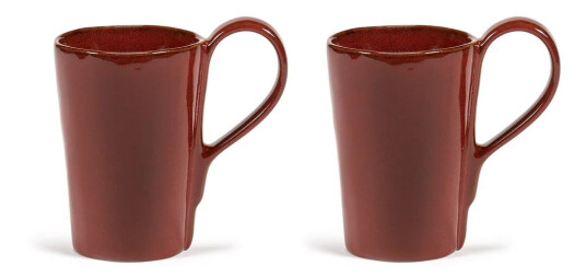 Serax La Mère kopp 33 cl 2-pakn. Venetian red Serax La Mère kopp 33 cl 2-pakn. Venetian red