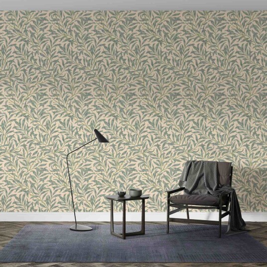 Tapet   Botanisk Bladdesign