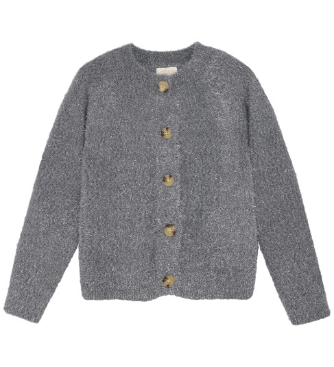 Creamie Cardigan Knit Glitter Grey 110\116