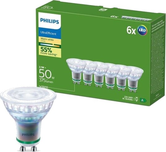 Led Cla 50 W Gu10 Ww 36D Nd Ue 6Ct/4 Ec Led Cla 50 W Gu10 Ww 36D Nd Ue 6Ct/4 Ec