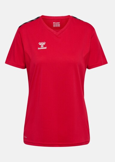Hummel Hmlauthentic Pl Jersey S/S Wom True Red 2xl Trenings-T-Shirts
