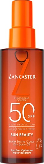 Lancaster Sun Beauty Dry Body Oil SPF50 150ml - Høy Beskyttelse