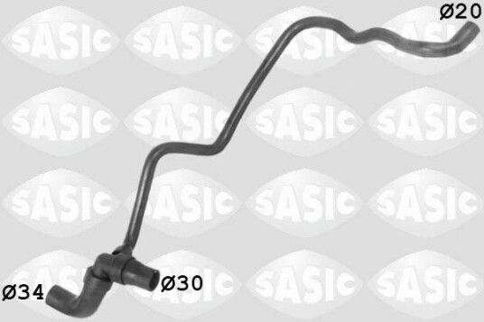 SASIC 3406277 Radiatorslange SASIC 3406277 Radiatorslange