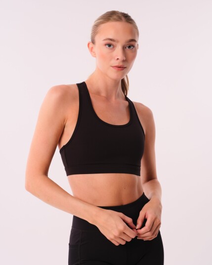 LEVITY Essential Medium Support Bra Black XS