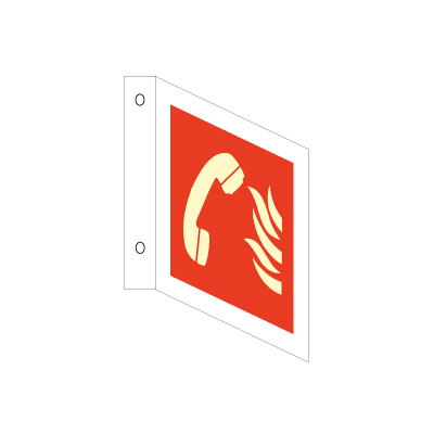 Jo Safety Fire phone Photoluminescent Aluminium PA NN 200 x mm IMO flags sign 109023PANN Jo Safety Fire phone Photoluminescent Aluminium PA NN 200 x mm IMO flags sign 109023PANN