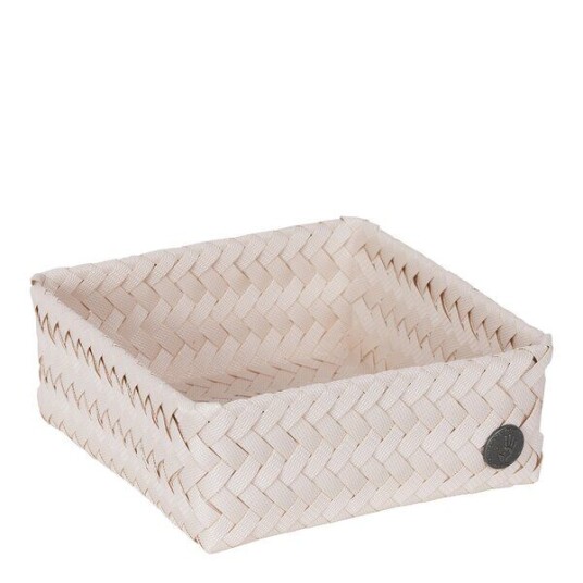 Handed By Fit Square oppbevaringskurv 18x18x7 cm champagne Handed By Fit Square oppbevaringskurv 18x18x7 cm champagne