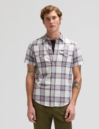 Lee Jeans Ss Western Shirt Multi/patterned S x 00 Lee Jeans Ss Western Shirt Multi/patterned S x 00